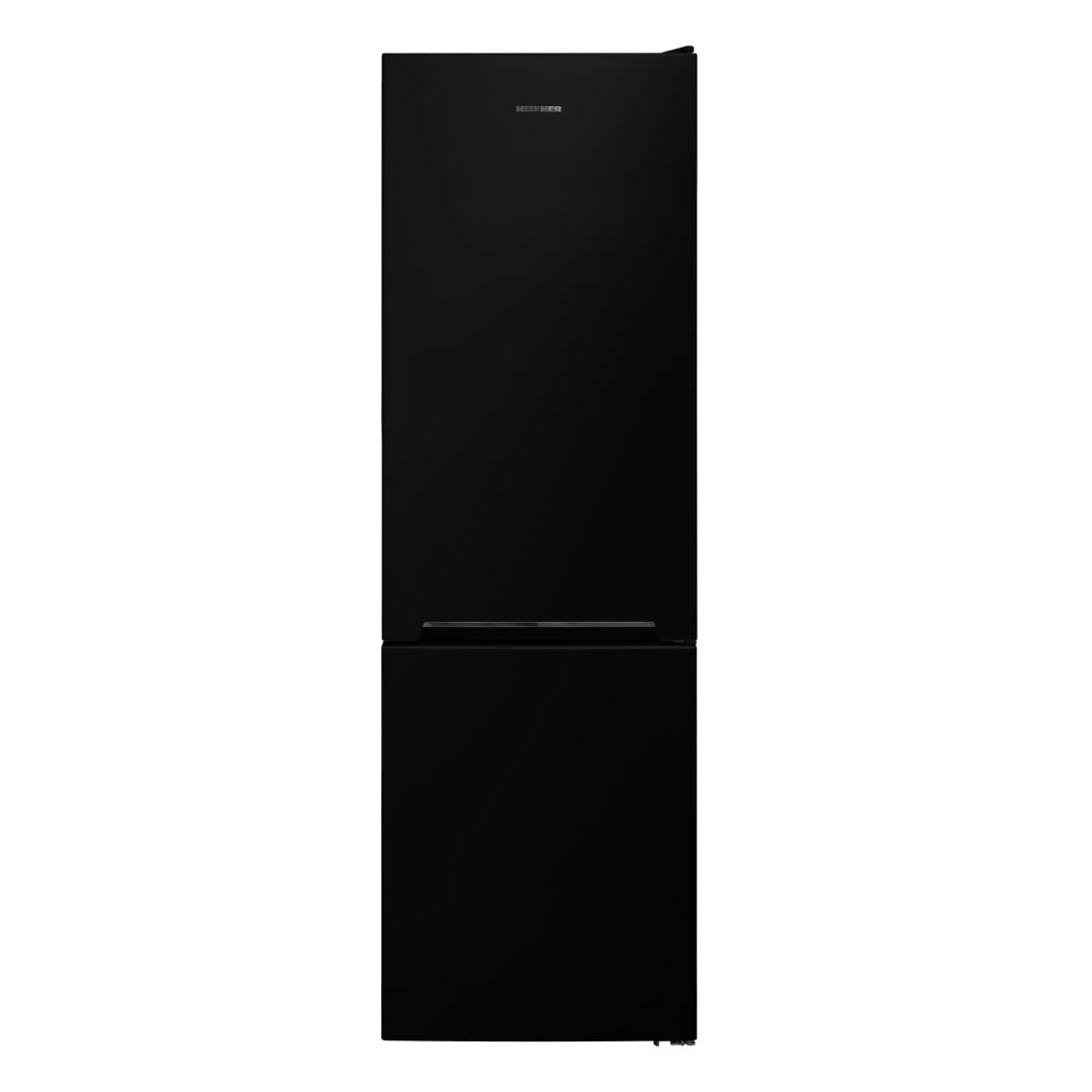 Combina frigorifica Heinner HC-V268BKE++, 268 l, Clasa E, Lumina LED, Functie “Super congelare”, Usi reversibile, H 170 cm, Negru
